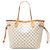 Borsa Tote Louis Vuitton Damier Azur Neverfull MM Bianca Bianco