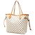 Borsa Tote Louis Vuitton Damier Azur Neverfull MM Bianca Bianco - vista 2