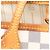 Borsa Tote Louis Vuitton Damier Azur Neverfull MM Bianca Bianco - vista 7