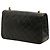 Borsa a tracolla Chanel Small CC Quilted Lambskin Full Single Flap Nera Nero - vista 2
