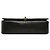 Borsa a tracolla Chanel Small CC Quilted Lambskin Full Single Flap Nera Nero - vista 3