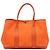 Borsa Tote Garden Party 36 Hermès in Toile e Negonda Arancione