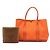 Borsa Tote Garden Party 36 Hermès in Toile e Negonda Arancione - vista 6