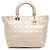 Goldene Soft Lady Dior Tote Bag Medium aus irisierendem metallischem Lammleder Cannage