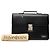 Autre Marque Borsa business in pelle nera Saint Laurent Nero - vista 7