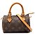 Bolso Nano Speedy Monogram Louis Vuitton Marrón Castaño