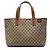 Borsa Tote Gucci Medium GG Supreme Web Loop Beige