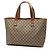 Borsa Tote Gucci Medium GG Supreme Web Loop Beige - vista 2