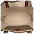 Borsa Tote Gucci Medium GG Supreme Web Loop Beige - vista 4
