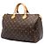 Borsa Boston Louis Vuitton Monogram Speedy 35 Marrone - vista 2