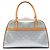 Silver Louis Vuitton Monogram Vernis Tompkins Square Handbag Silvery