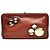 Clutch Bottega Veneta in Nappa marrone con lente a specchio