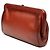 Clutch Bottega Veneta in Nappa marrone con lente a specchio - vista 2