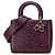 Borsa Lady Dior I Love Paris Medium in pelle di vitello blu