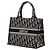 Dior Small Book Tote aus blauer Oblique Canvas - Ansicht 2