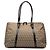 Borsa Tote Fendi Zucchino Canvas Beige