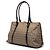 Borsa Tote Fendi Zucchino Canvas Beige - vista 2