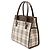 Borsa a mano Burberry House Check Canvas Beige - vista 2