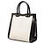 Autre Marque Borsa Satchel Uptown Small in tela bianca Saint Laurent Bianco - vista 2