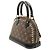 Borsa Louis Vuitton Monogram Macassar Studded Alma BB Nera Nero - vista 2
