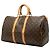 Brown Louis Vuitton Monogram Keepall 45 Travel Bag - view 2