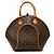 Borsa Louis Vuitton Monogram Ellipse MM Marrone