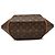 Borsa Louis Vuitton Monogram Ellipse MM Marrone - vista 3
