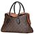 Borsa Satchel Louis Vuitton Monogram Tuileries Marrone - vista 2