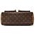Borsa Louis Vuitton Monogram Manhattan PM Marrone - vista 3