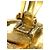 Orecchini a clip rotondi in cristallo placcati oro Chanel CC Gold D'oro - vista 7