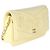 Chanel Yellow Frayed Denim Coco Wallet On Chain Giallo - vista 4