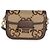 Borsa a tracolla Gucci Camel Monogram Jumbo GG Cafskin Web Small Horsebit 1955