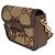 Borsa a tracolla Gucci Camel Monogram Jumbo GG Cafskin Web Small Horsebit 1955 - vista 3