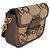 Borsa a tracolla Gucci Camel Monogram Jumbo GG Cafskin Web Small Horsebit 1955 - vista 4