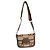 Borsa a tracolla Gucci Camel Monogram Jumbo GG Cafskin Web Small Horsebit 1955 - vista 5