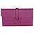 Hermès Anemone Swift Jige Duo Clutch Porpora