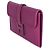 Hermès Anemone Swift Jige Duo Clutch Porpora - vista 3