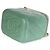 Mini Vanity Case Chanel Pearl Crush in nappa matelassé verde con catena - vista 6