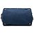 Borsa Tote Prada Large Denim Canapa Logo blu - vista 3