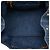 Borsa Tote Prada Large Denim Canapa Logo blu - vista 4