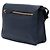 Borsa a tracolla Derby Macken Burberry House Check in tela blu e pelle - vista 2