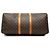 Borsa da viaggio Louis Vuitton Monogram Keepall 55 Marrone - vista 3