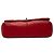 Borsa a tracolla Chanel Jumbo Classic Double Flap in pelle di agnello rossa Rosso - vista 3