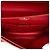 Borsa a tracolla Chanel Jumbo Classic Double Flap in pelle di agnello rossa Rosso - vista 4