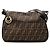 Borsa a tracolla Fendi Zucca Canvas Chef marrone