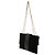 Borsa a tracolla Gucci in camoscio nero con catena e testa di tigre - vista 2