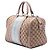 Borsa Boston Satchel Gucci Medium GG Canvas Web Joy Rosa - vista 2