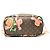 Borsa Tote Louis Vuitton Monogram Roses Neverfull MM Marrone - vista 3