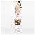 Borsa Tote Louis Vuitton Monogram Roses Neverfull MM Marrone - vista 9