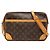 Borsa a tracolla Louis Vuitton Monogram Trocadero 30 Marrone